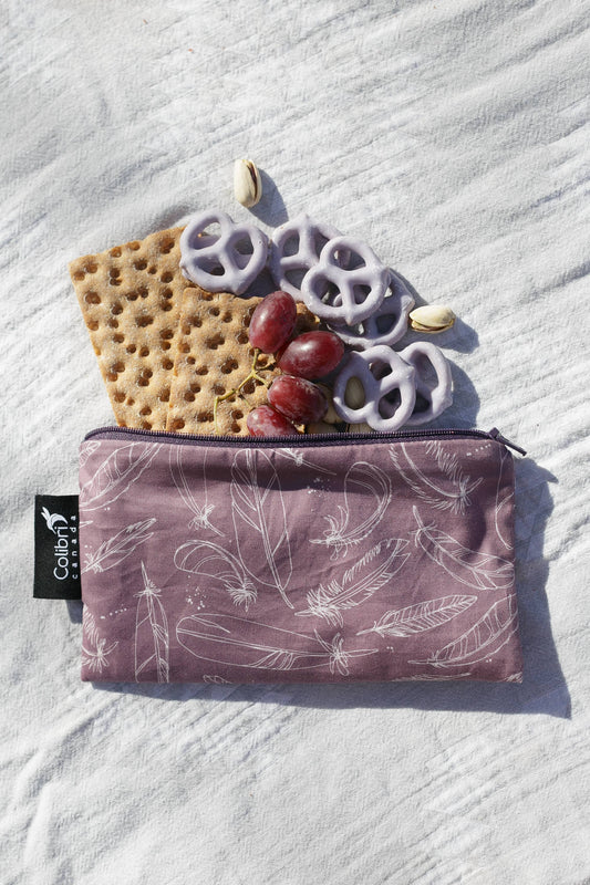 Feather Reusable Snack Bag - Medium