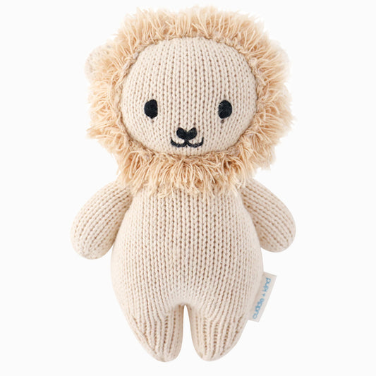Cuddle + Kind Hand Knit Baby Lion