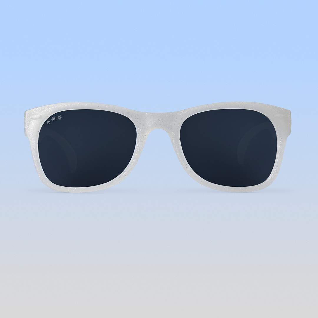 Silver Glitter Sunglasses