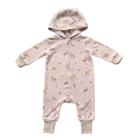 Terry Zip Romper Bamboo/Cotton Baby/Kids Clothing Fall 2025
