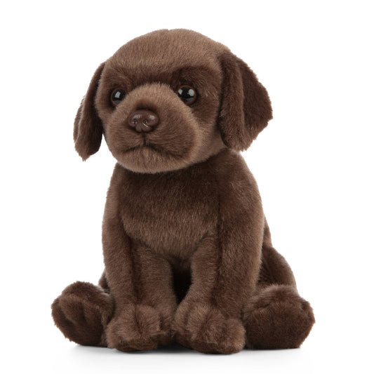 Living Nature Chocolate Labrador Puppy Plush