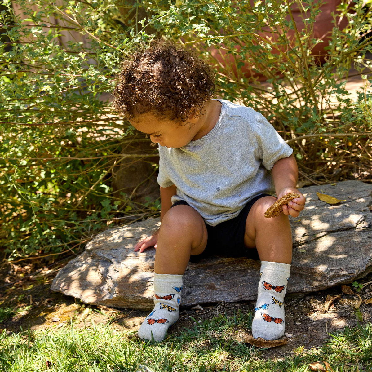 Kids Socks that Protect Butterflies