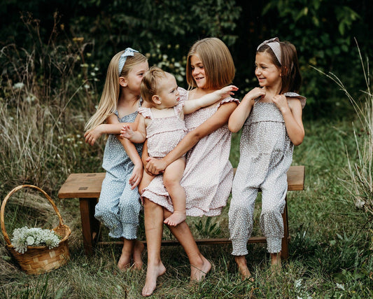 Taffy Floral | Kids' Organic Muslin Summer Dress