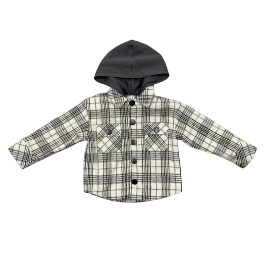 Babysprouts Kid's Hooded Shacket