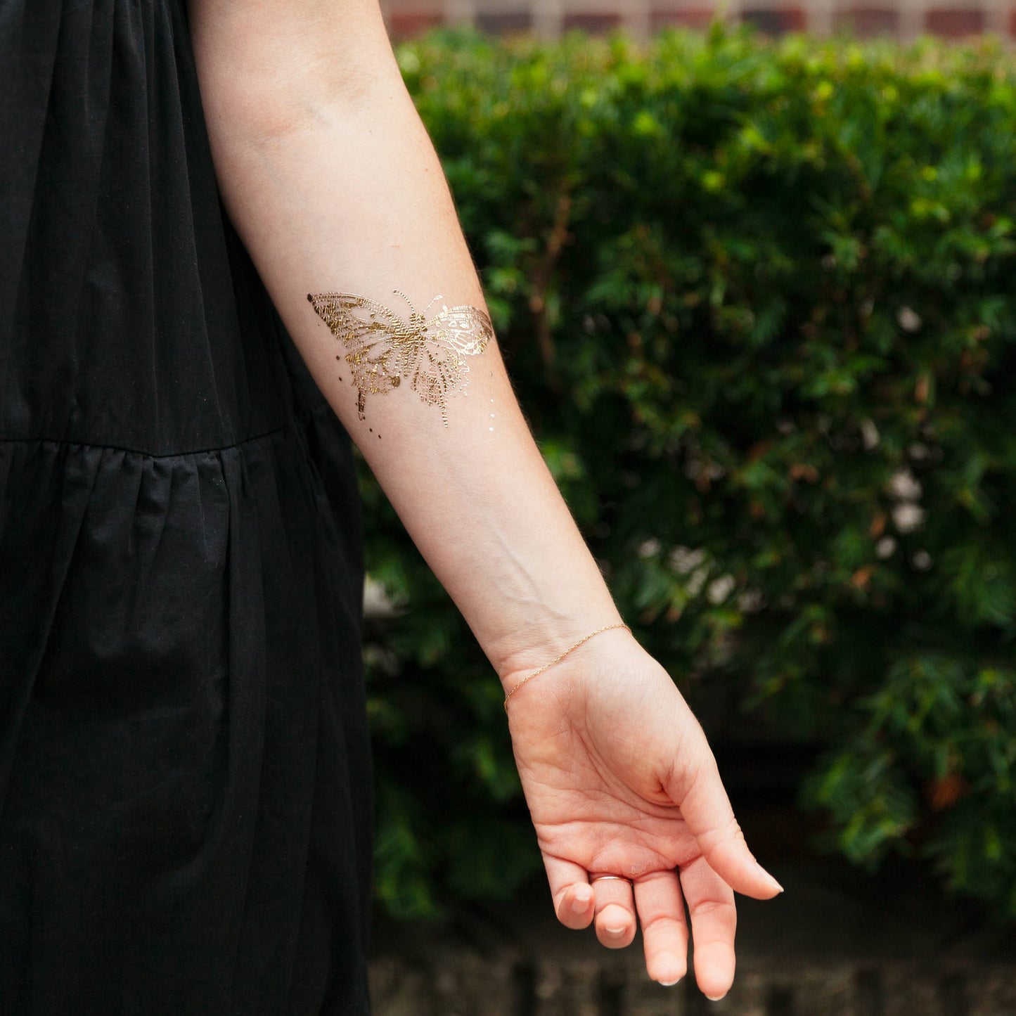 Flit (Gold) Tattoo Pair