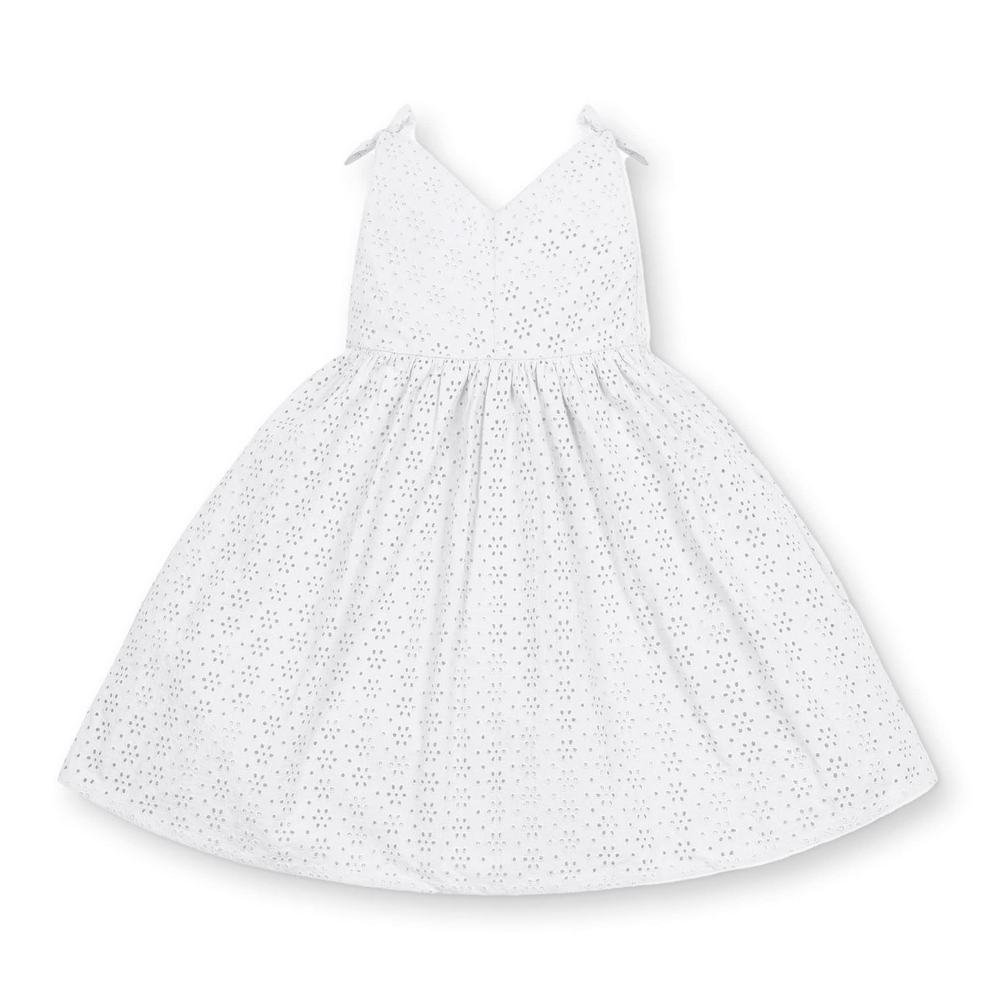 Bow Shoulder Organic Swing Dress