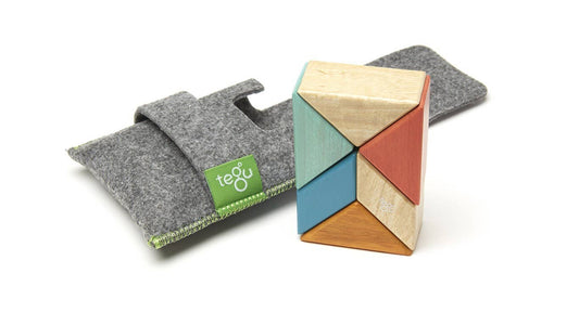 Pocket Pouch Prism - Magnetic Wooden Block Set- Tints