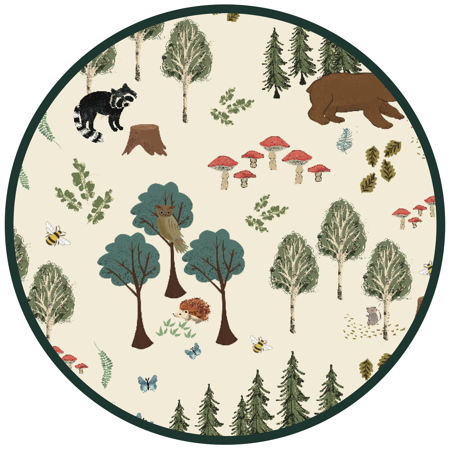 In the Woods Bamboo Convertible Baby Pajamas