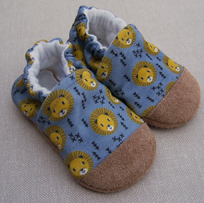 Organic Cotton Infant and Toddler Slippers |Roar