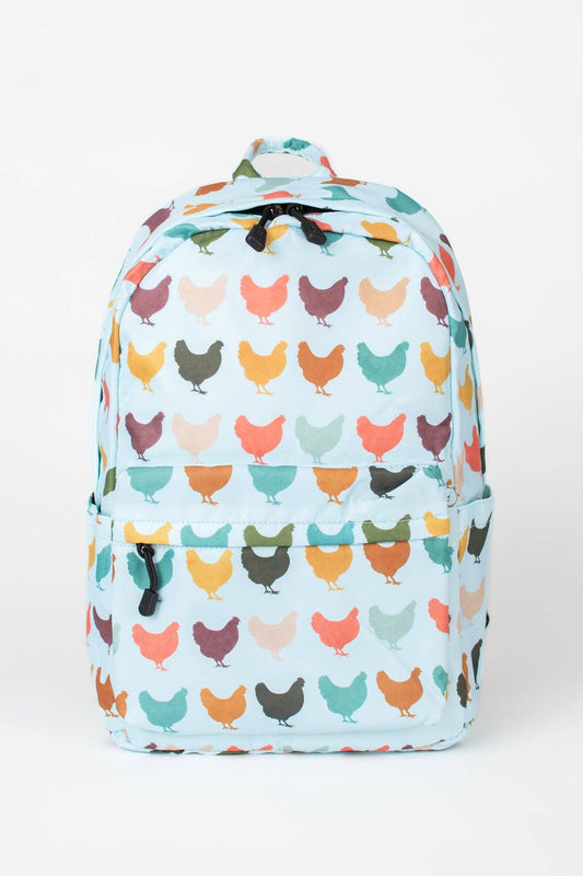Colorful Chickens Backpack