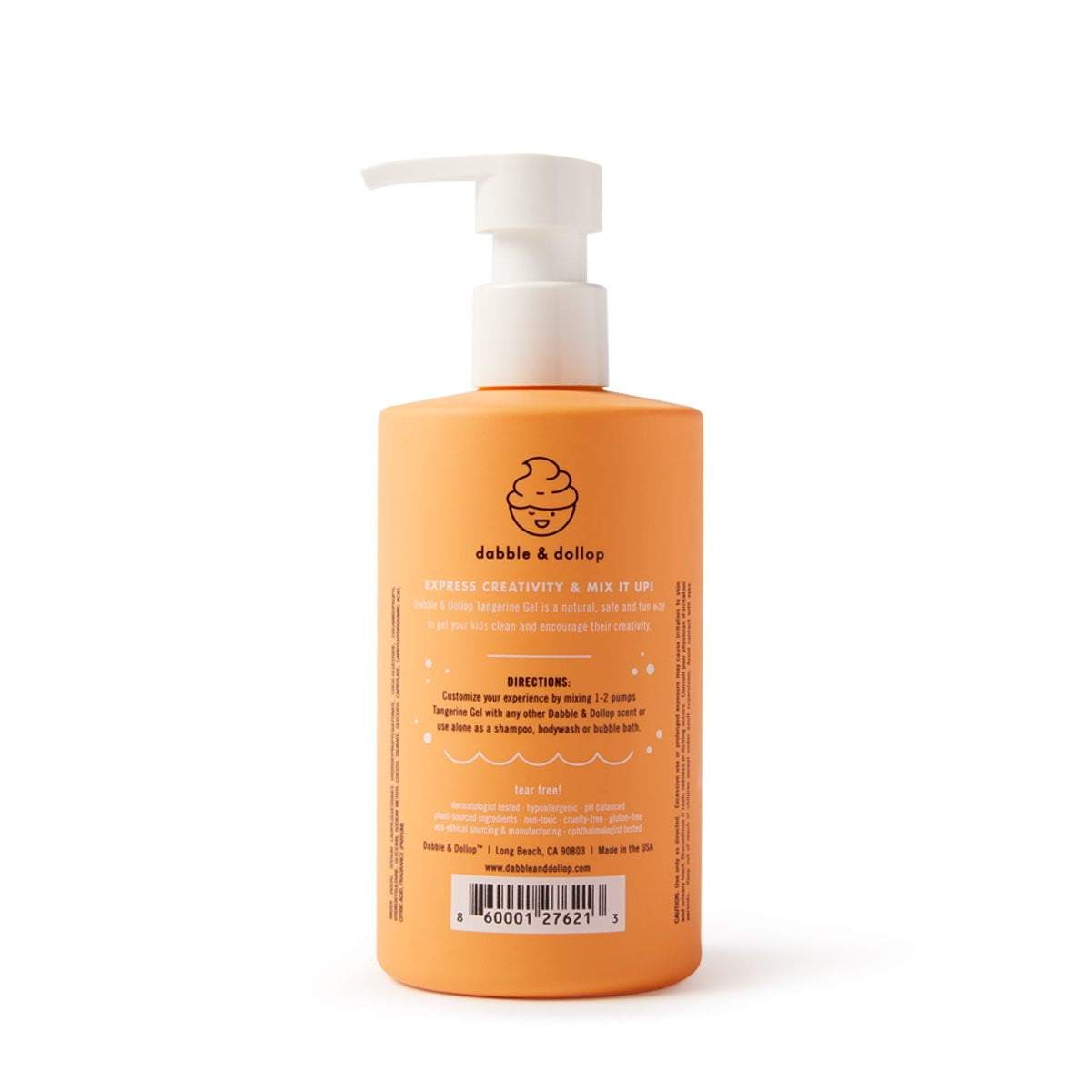 Tear-Free Shampoo, Body Wash, & Bubbles - Tangerine