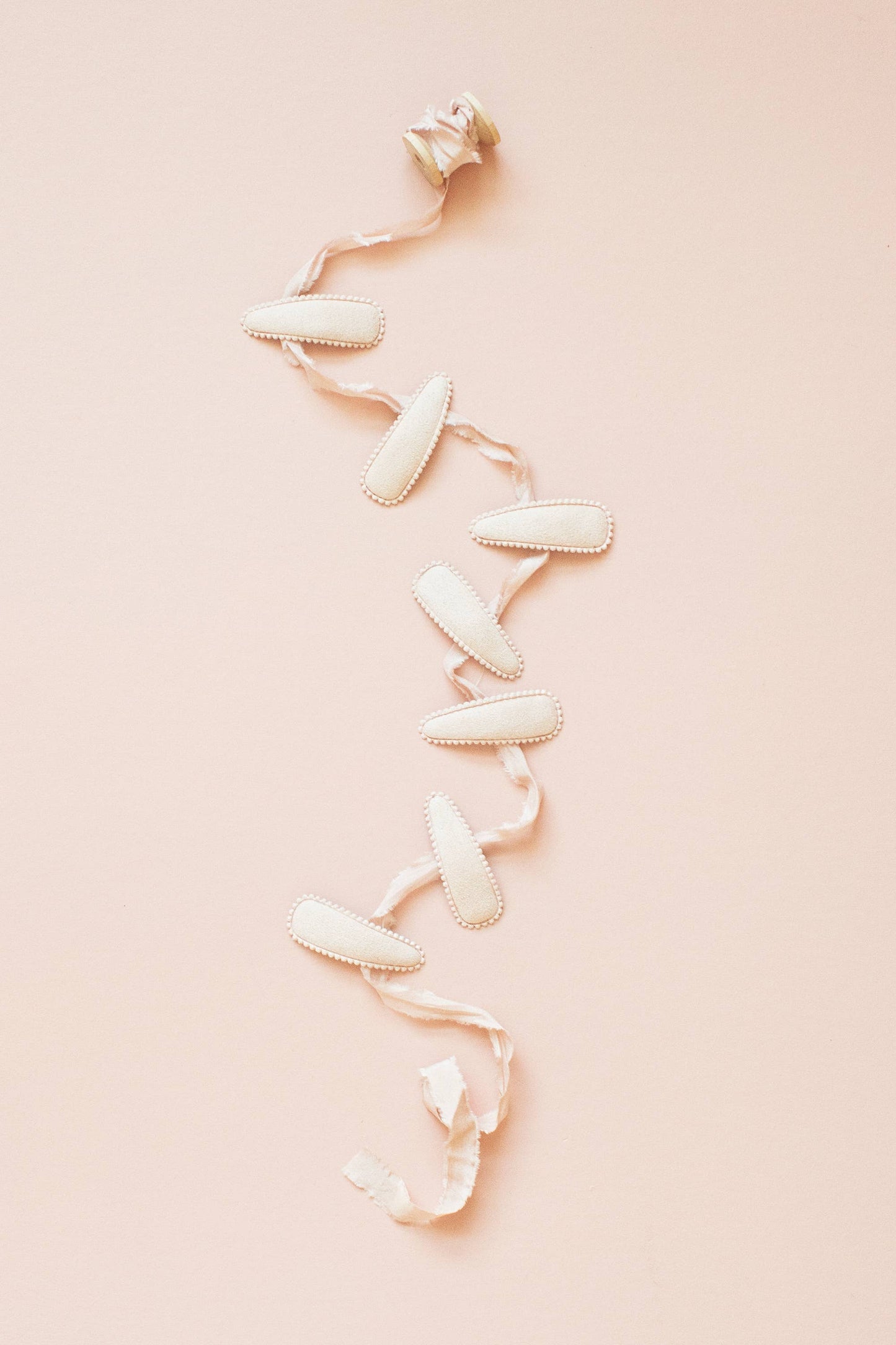 Plumeria Orange Floral Hair Clips