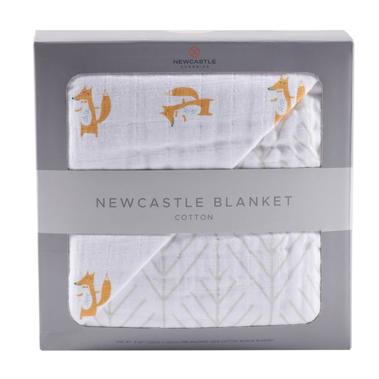 Fancy Fox and Forrest Arrow Newcastle Blanket