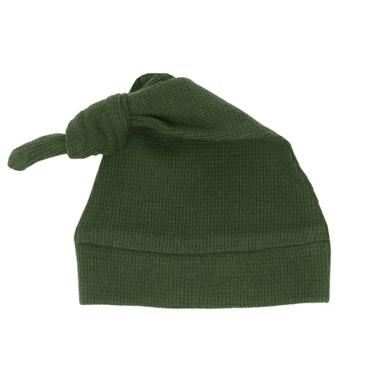 Organic Thermal Knotted Cap in Forest
