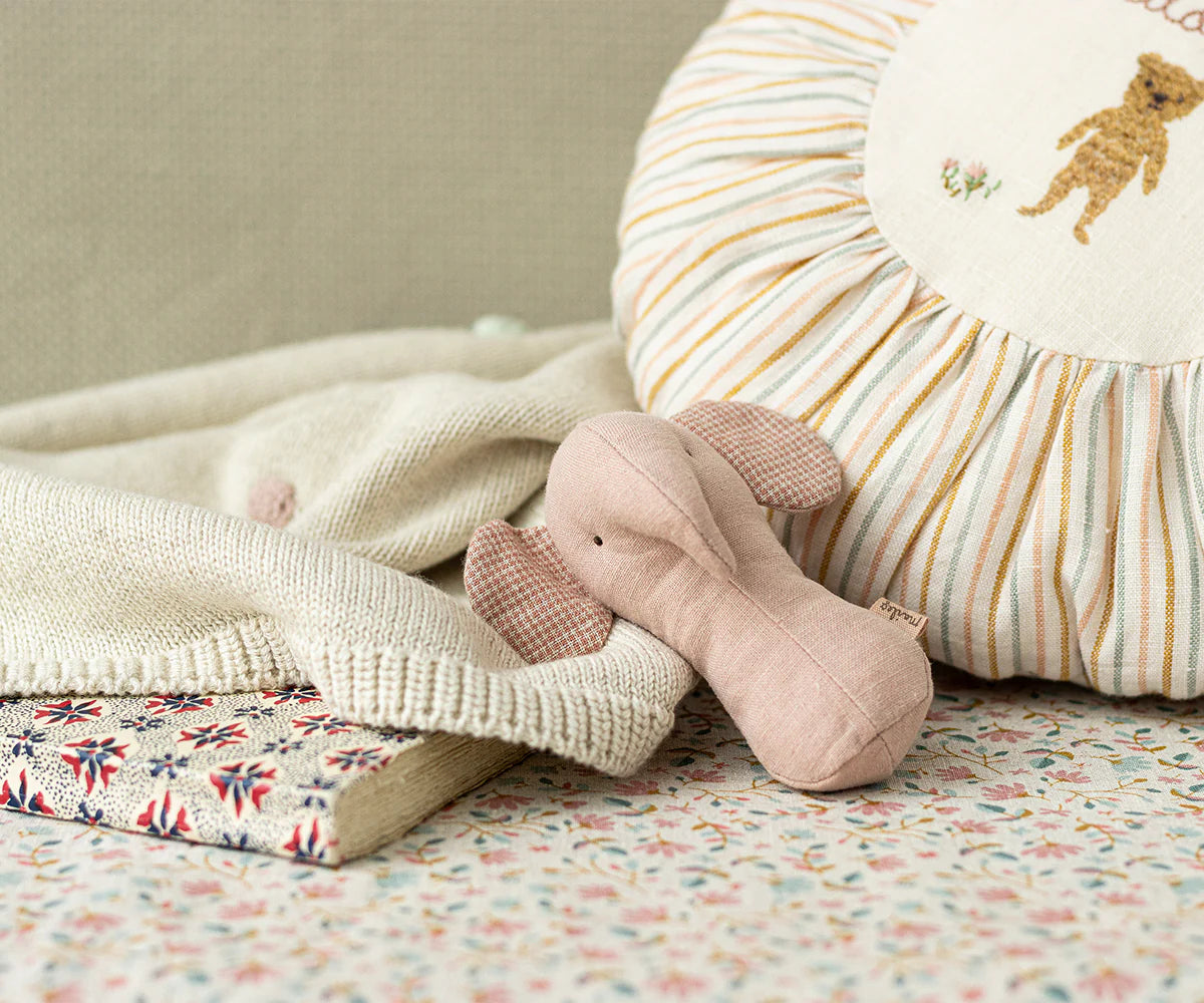 Maileg Lullaby Friends Rattle | Elephant & Mouse