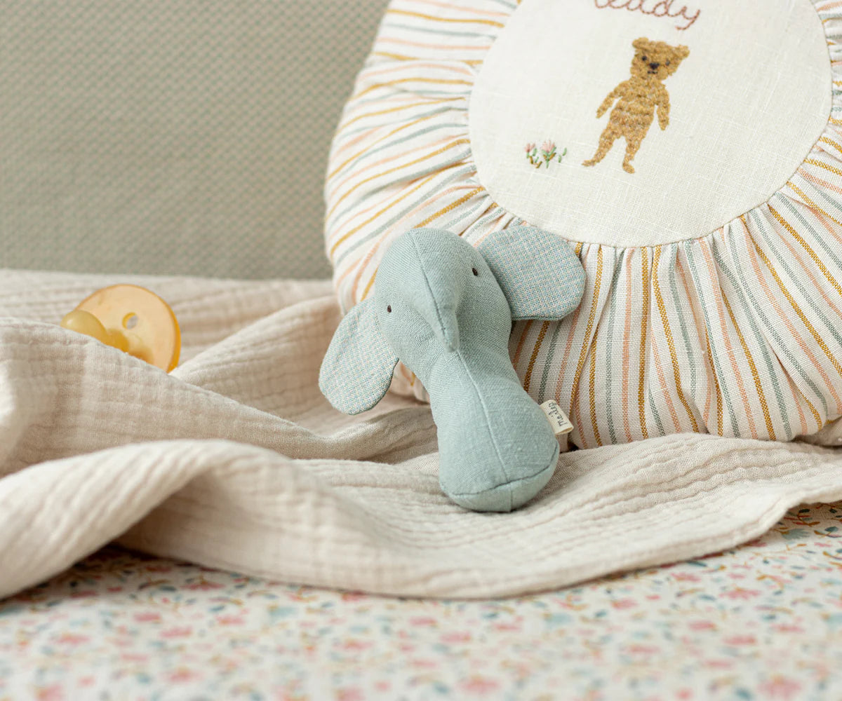 Maileg Lullaby Friends Rattle | Elephant & Mouse