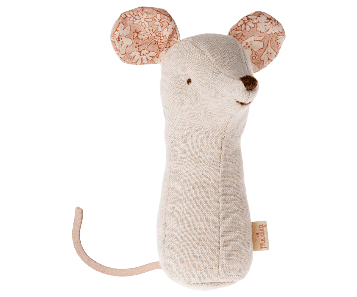 Maileg Lullaby Friends Rattle | Elephant & Mouse
