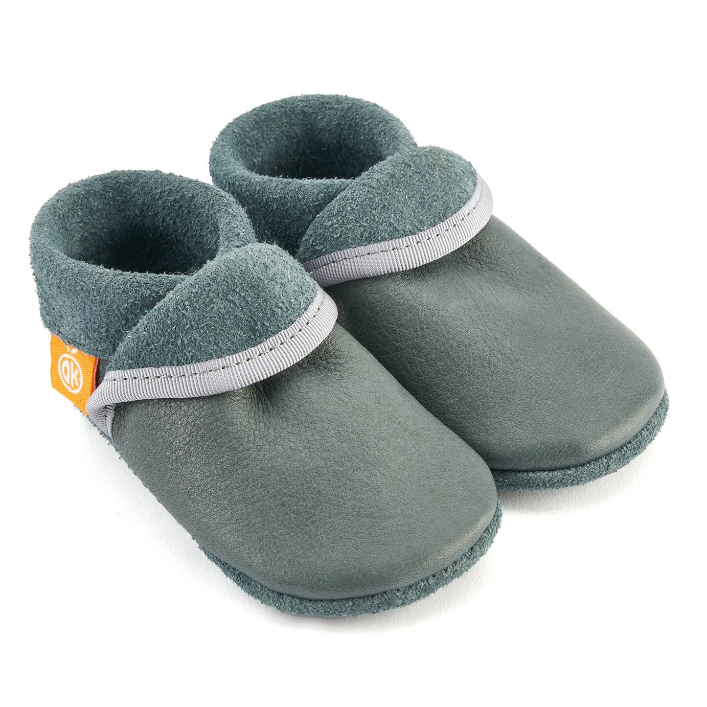 Classic bluegray children's slippers