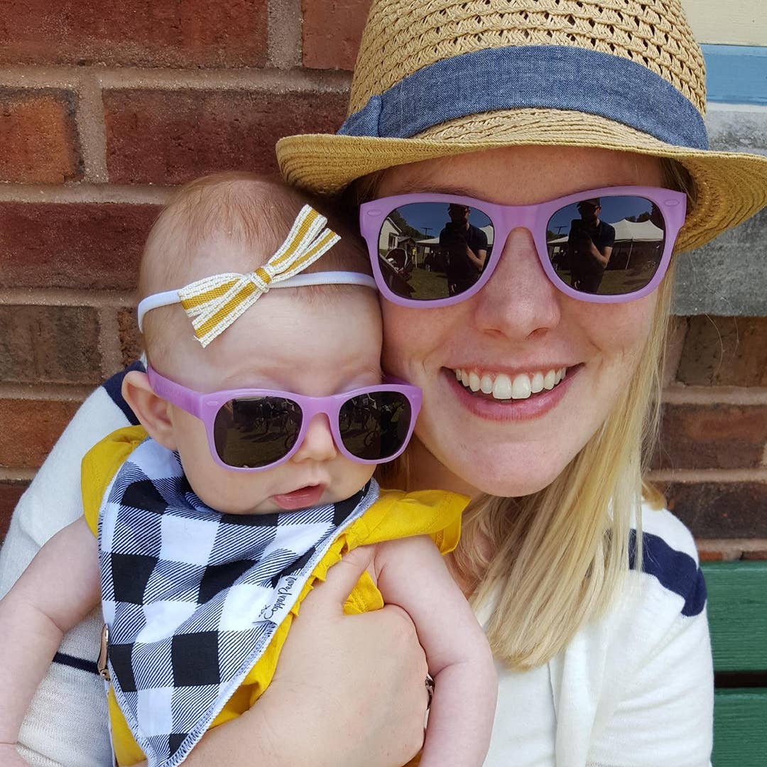 Lavender Glitter Sunglasses