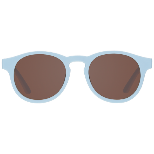 Baby and Kids Baby Blue Keyhole sunglasses with Amber Lens