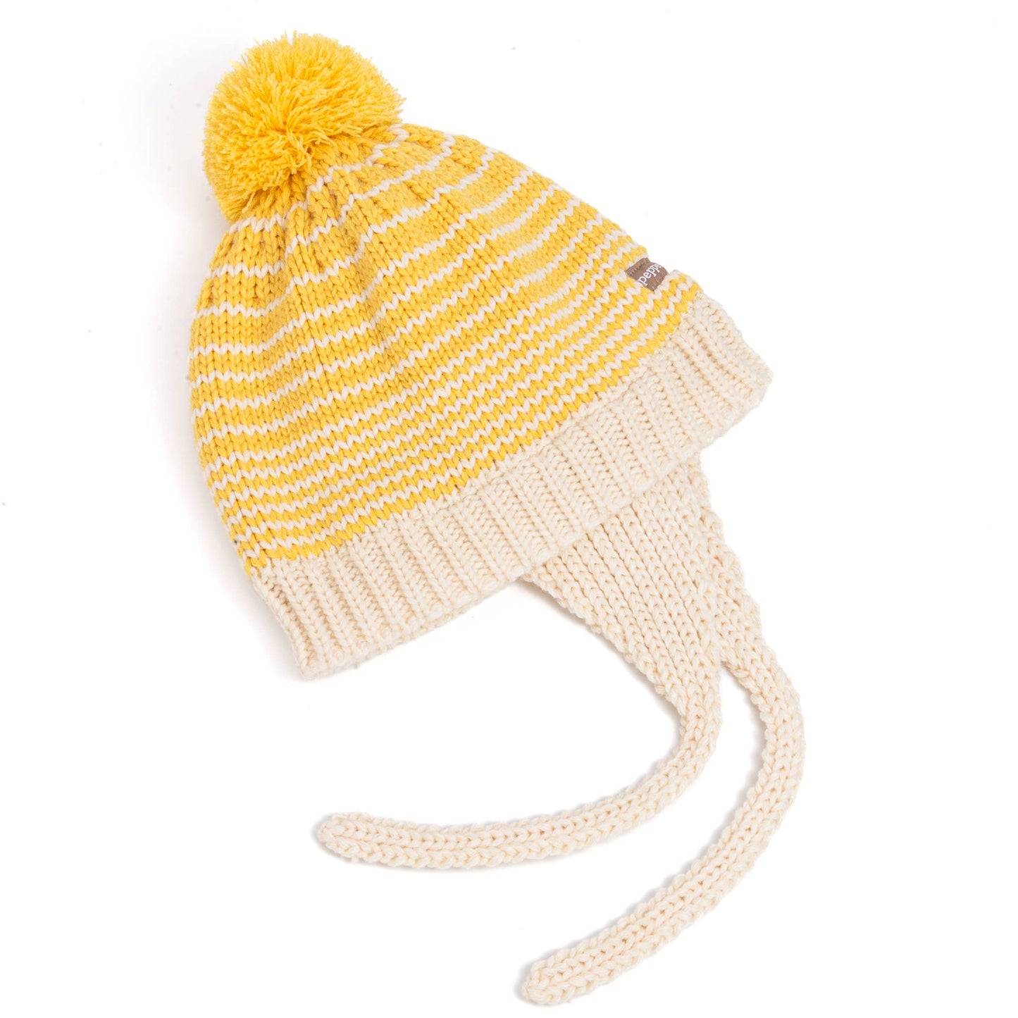Kids Earflap Winter Hat- Woolly Stripe - Toddler/ Girls 2-6Y