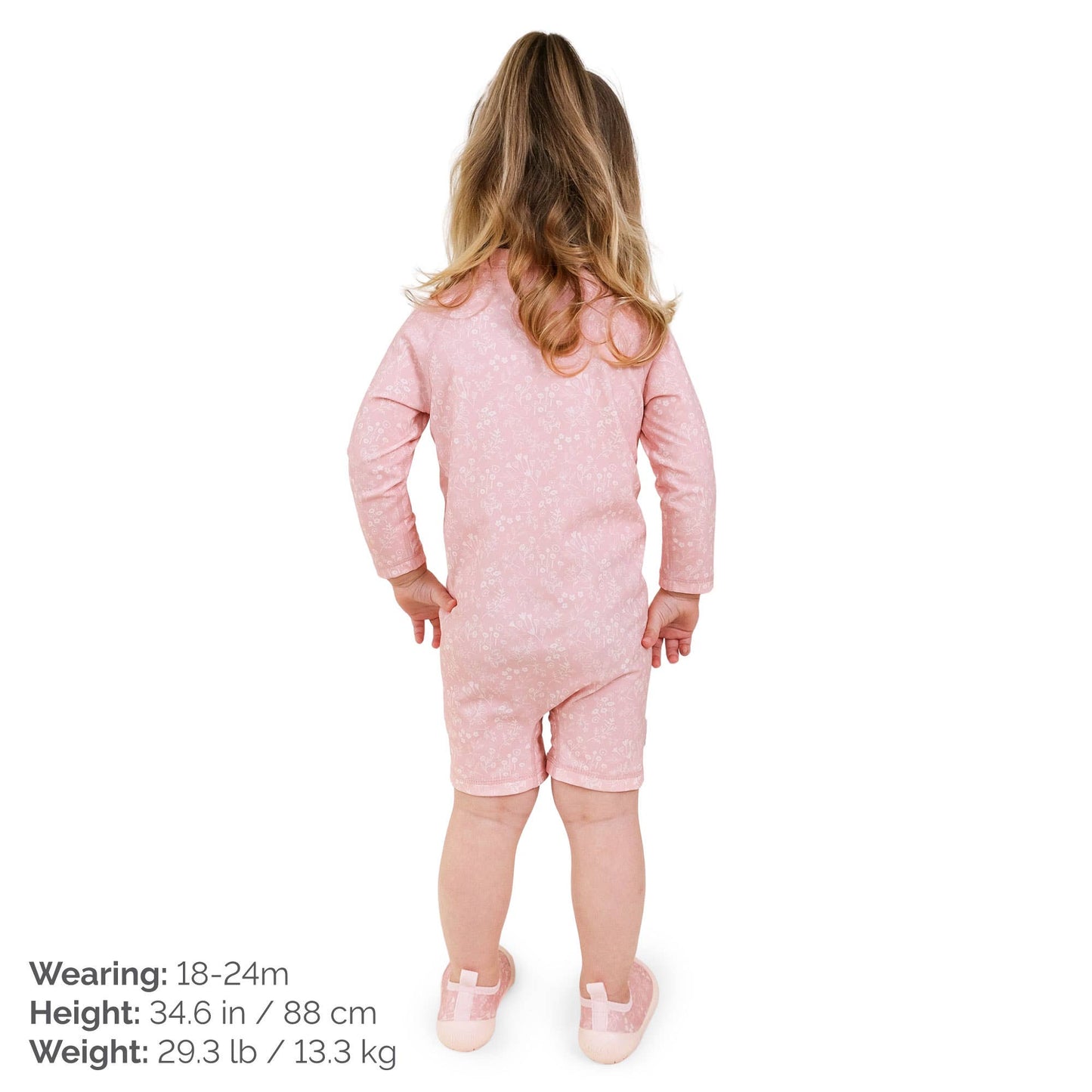 Pink Prairie | Kids One Piece UV Sun Suit