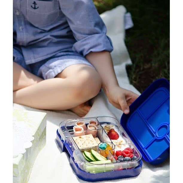 Leakproof Bento Box for Kids - Surf Blue (Rocket Tray)