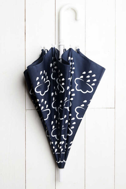 Colour-Revealing Kids Umbrella in Navy