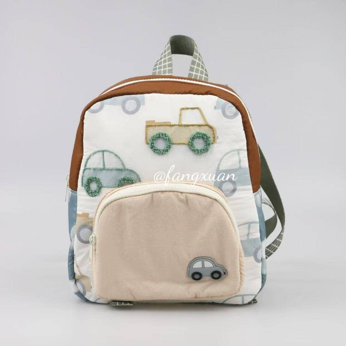 Cute Cartoon Embroidered Kids Backpack for School