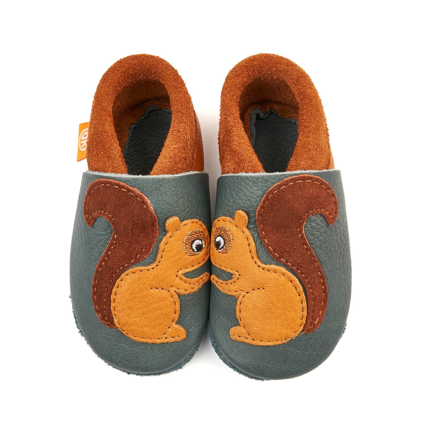 Children's slippers Crunch the Squirrel