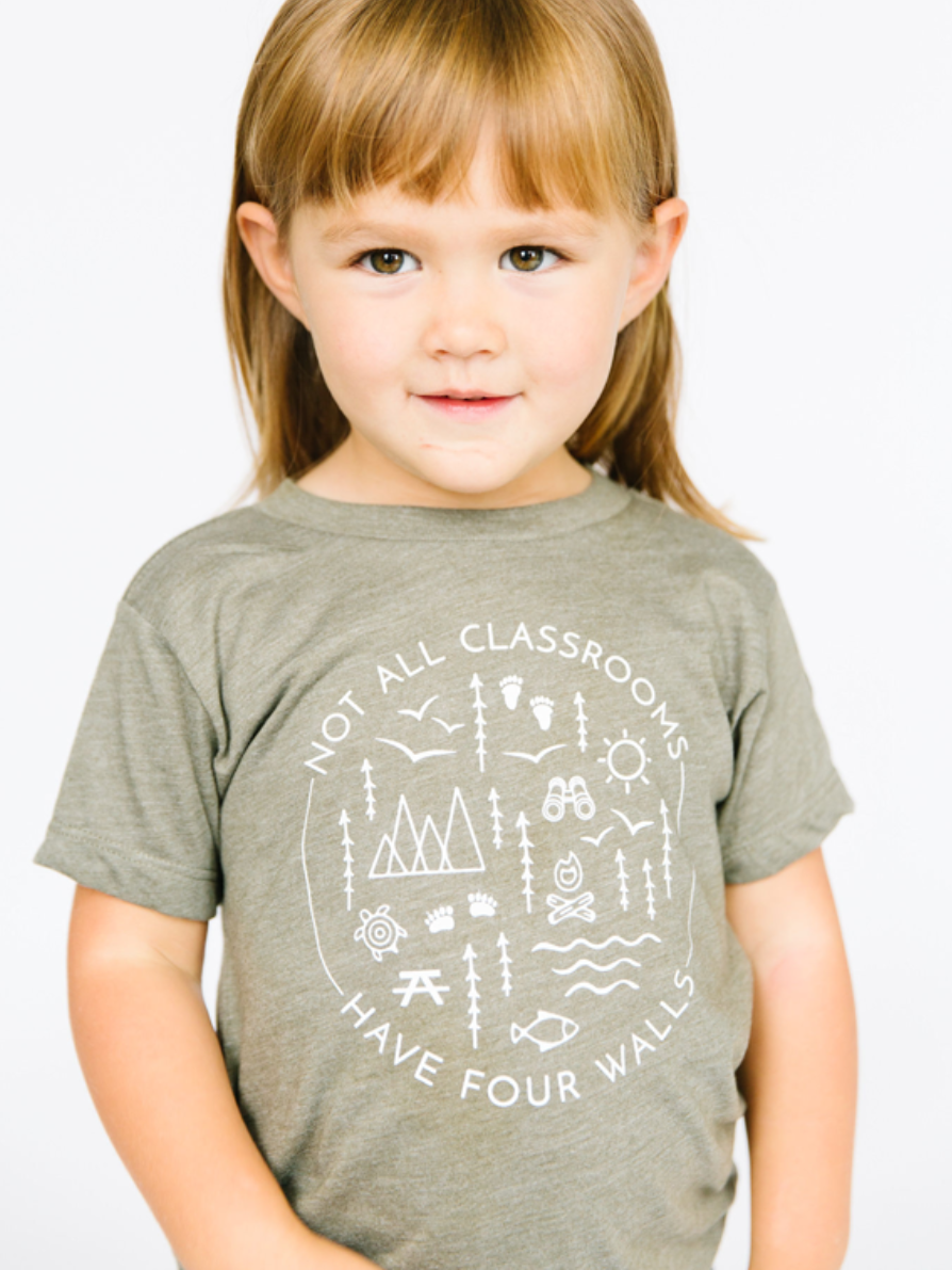 "Not All Classrooms Have Four Walls" Kids Graphic Tee