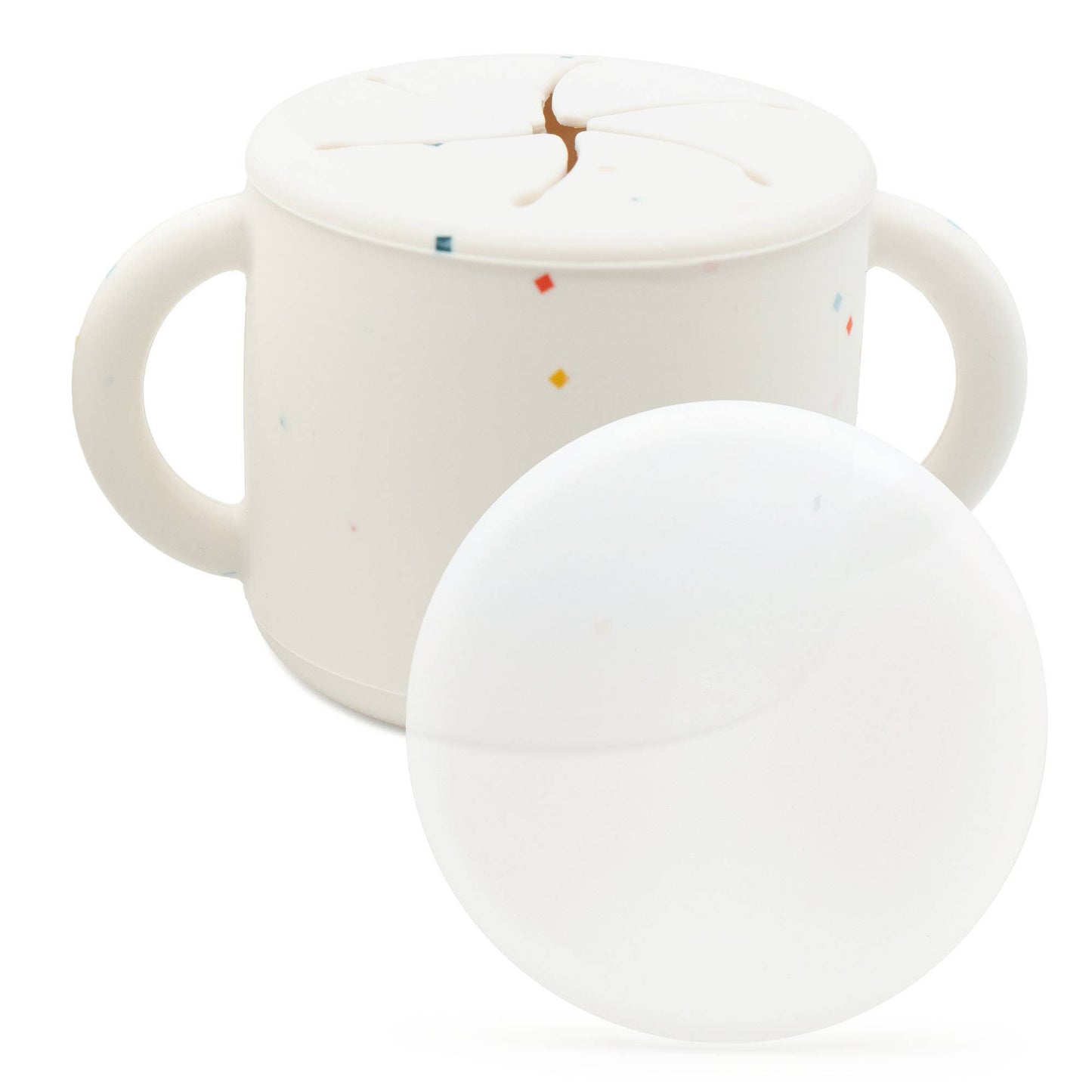 Silicone Spill-Proof Snack Cup for Babies & Toddlers