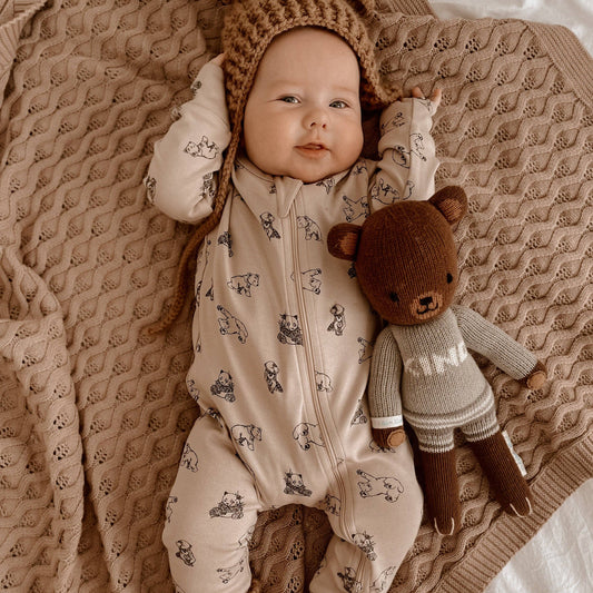 Bear Zip Romper