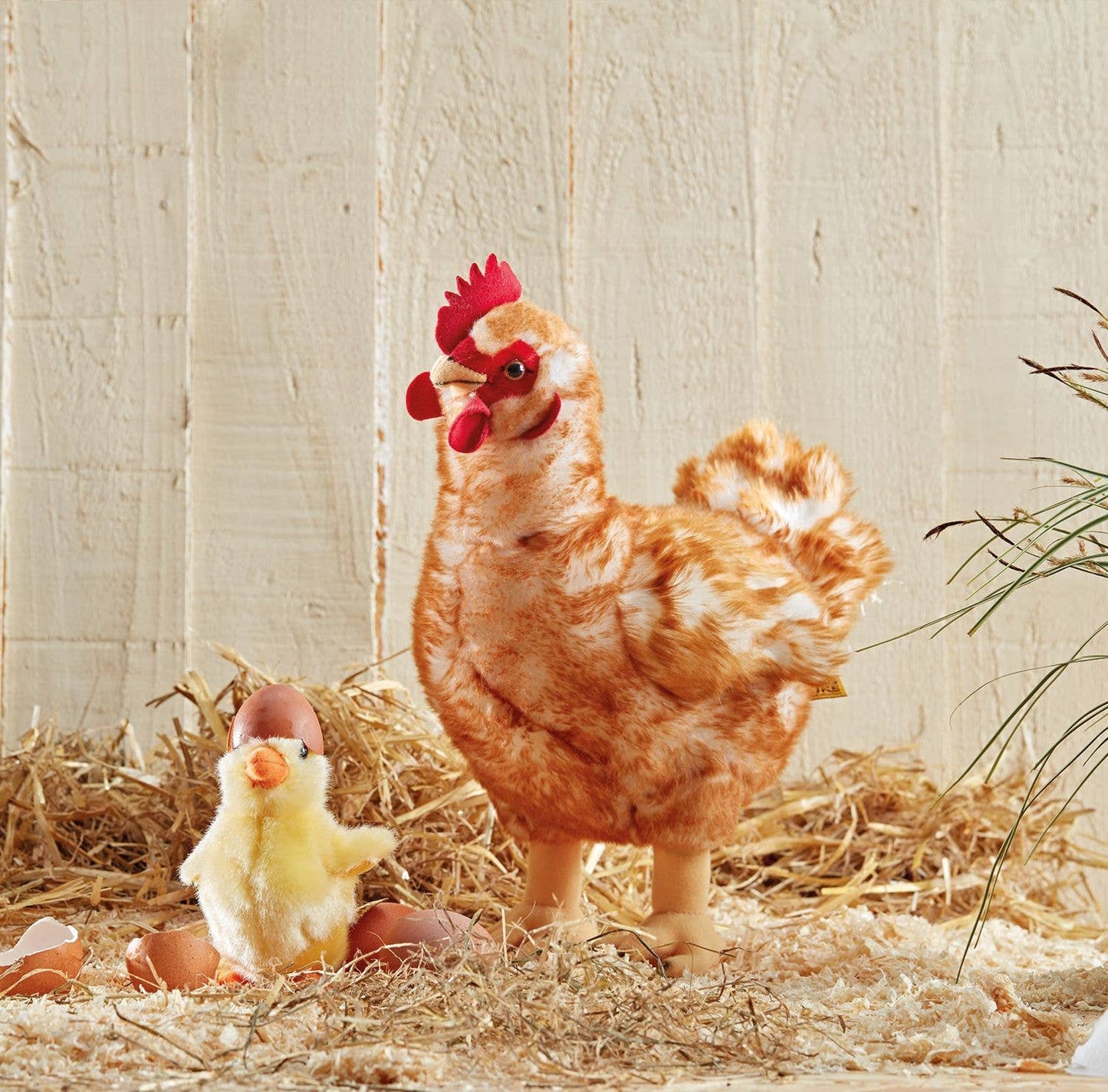 Living Nature Hen Large Plush Stuffed Animal Toy