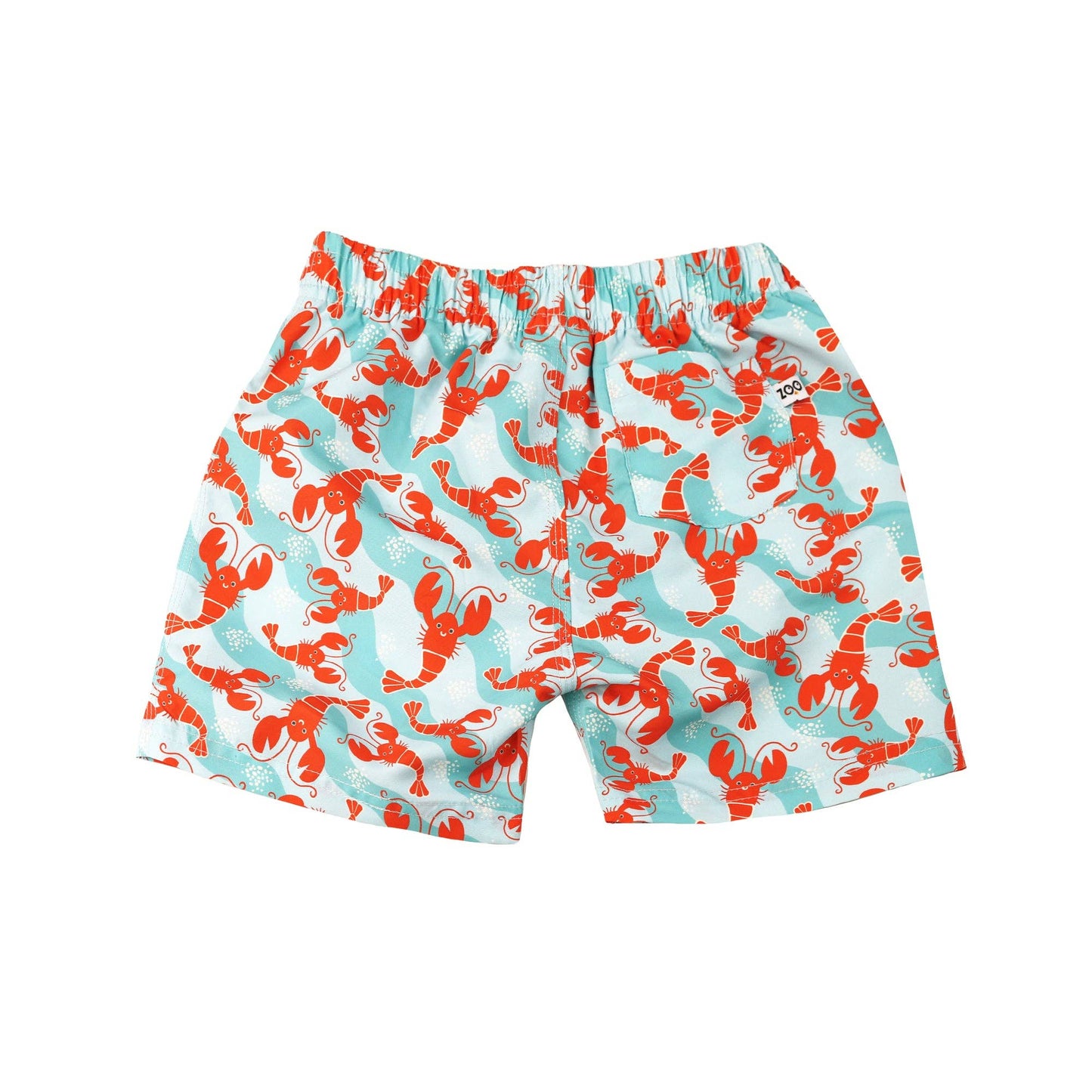 Boys Printed Swim Shorts - Logan Lobster