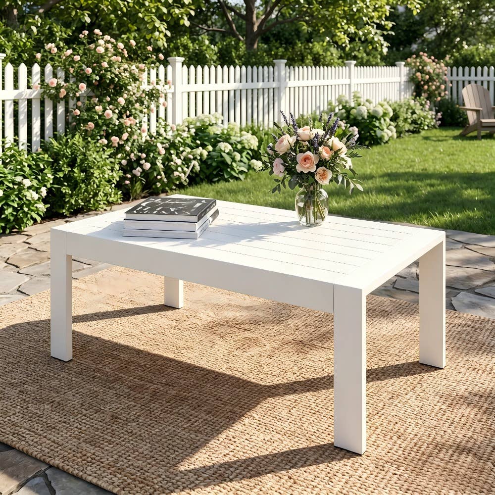 Aluminum Outdoor Furniture Patio Coffee Table