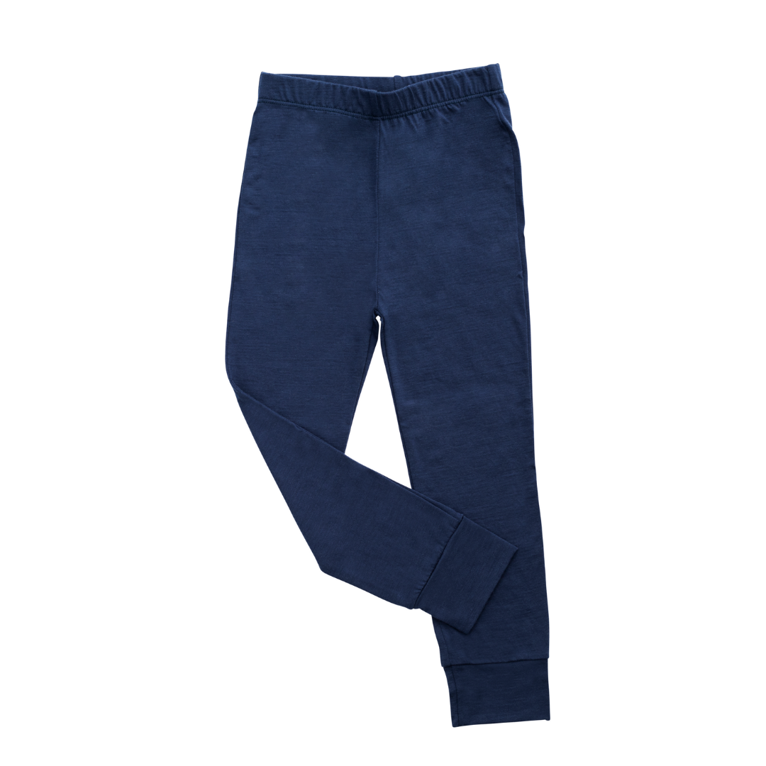 Kids Merino Leggings | Indigo