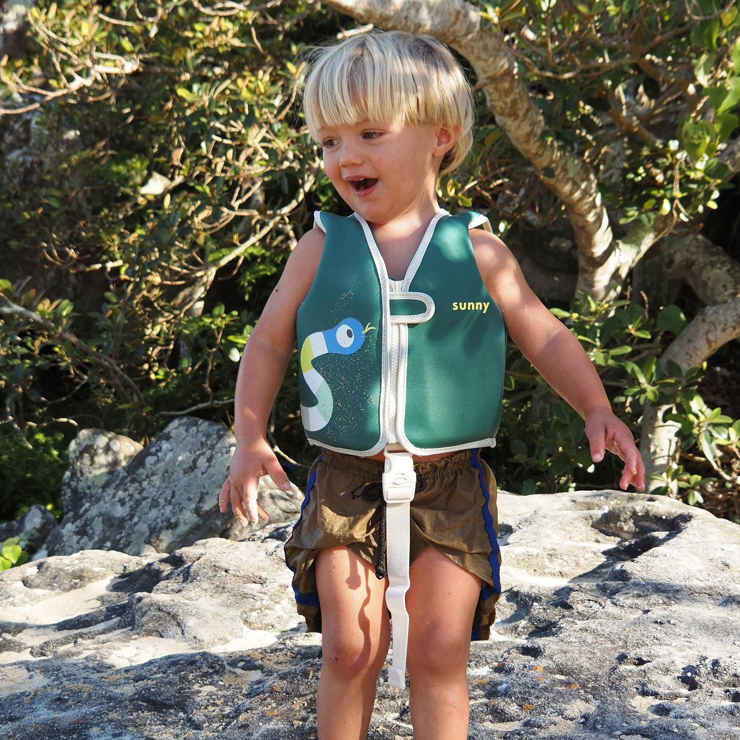 Float Vest 1-2 Into the Jungle Green