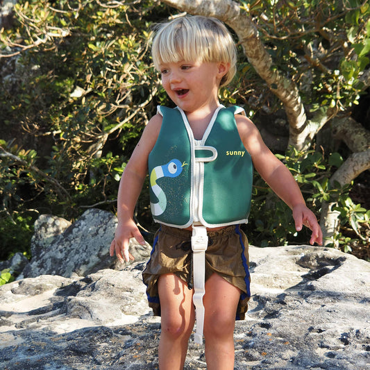 Float Vest 1-2 Into the Jungle Green