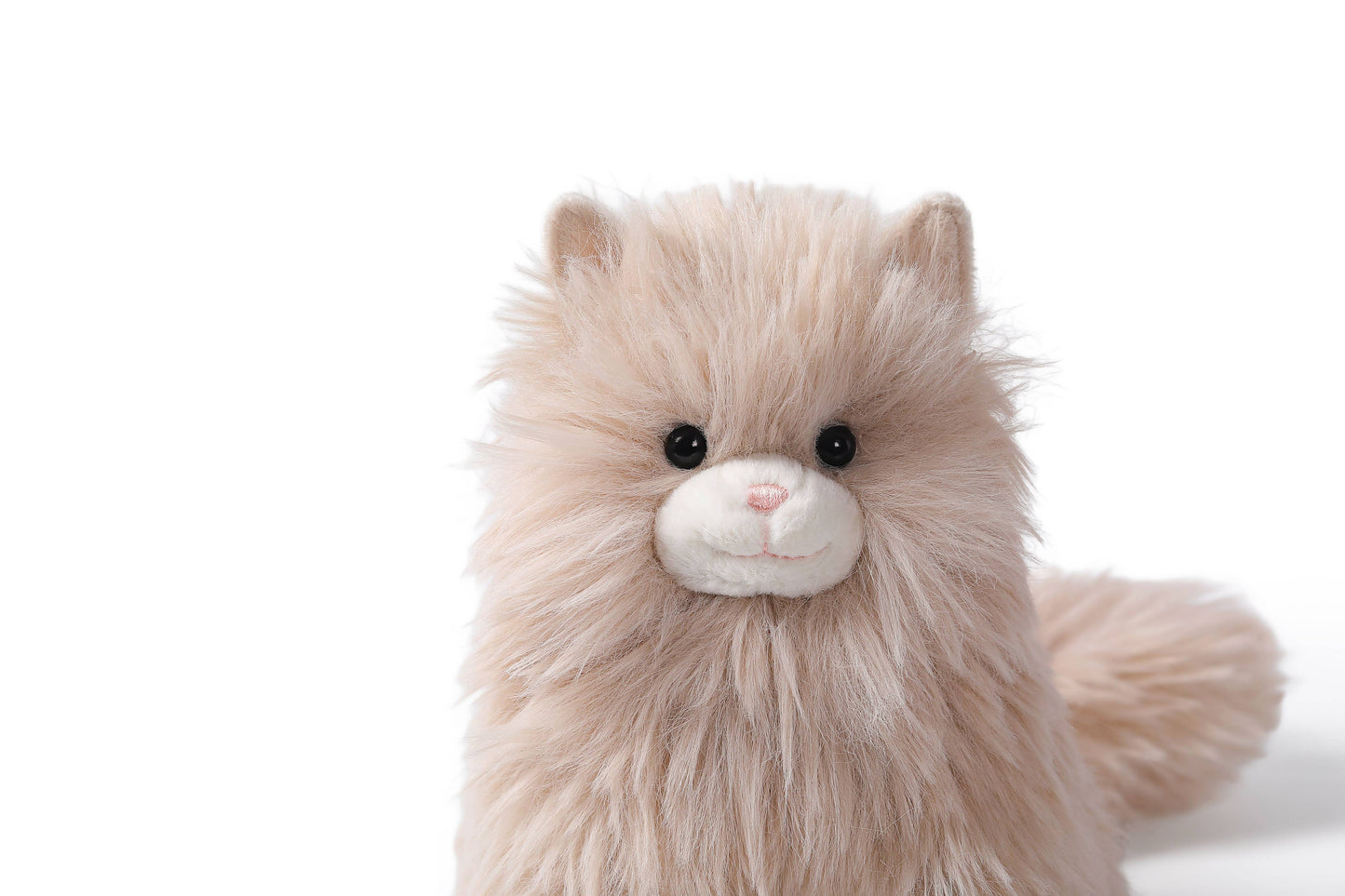 McHugs Warm Latte Ragdoll Weighted Plush Animal 10"