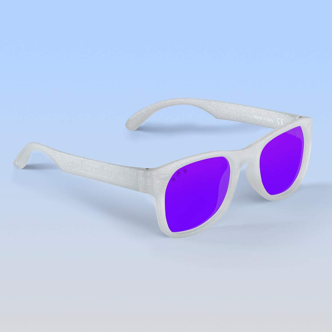 Silver Glitter Sunglasses