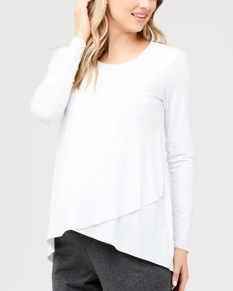 Raw Edge Nursing Top