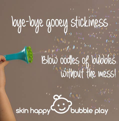 Sensory Bubble Play - Skin Happy Botanical Bubbles & Blower