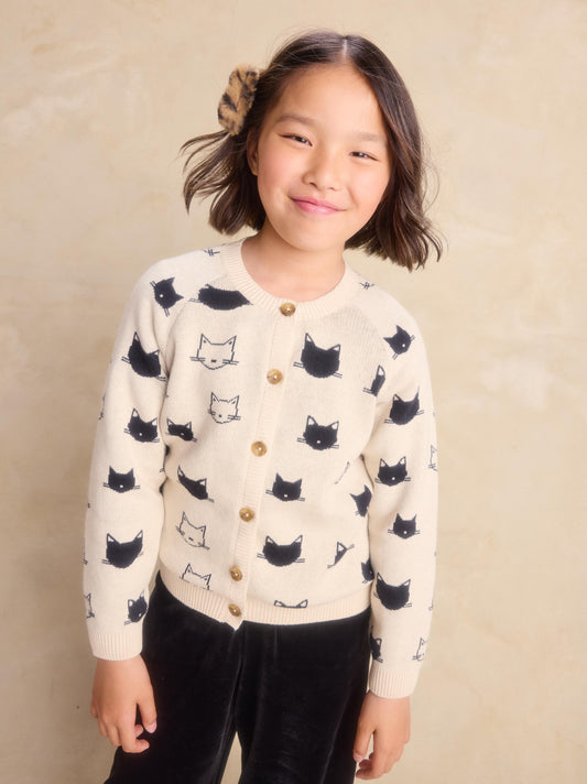 Long Iconic Cat Cardigan / Turkish Cats