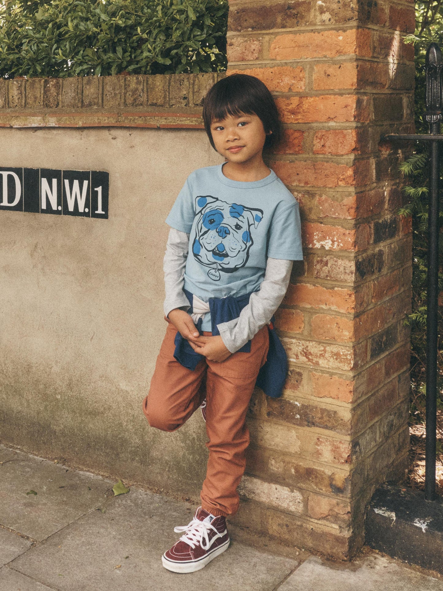 Chippy the Bulldog Layered Tee