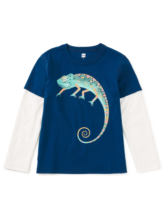 Cool Chameleon Layered Tee