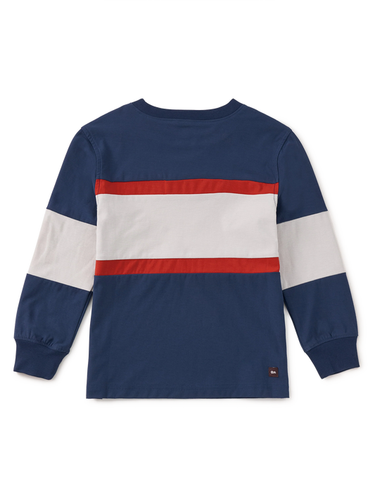 Colorblock Rugby Top