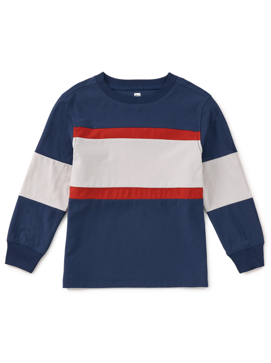 Colorblock Rugby Top