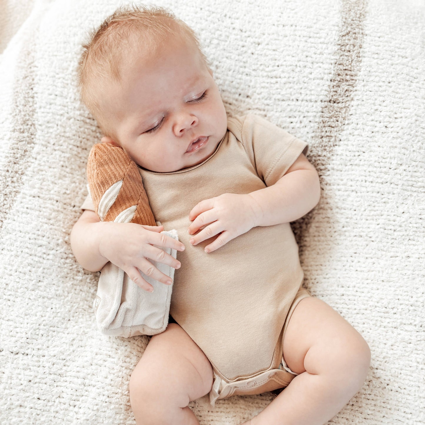Baguette // Handheld Rattle for Baby