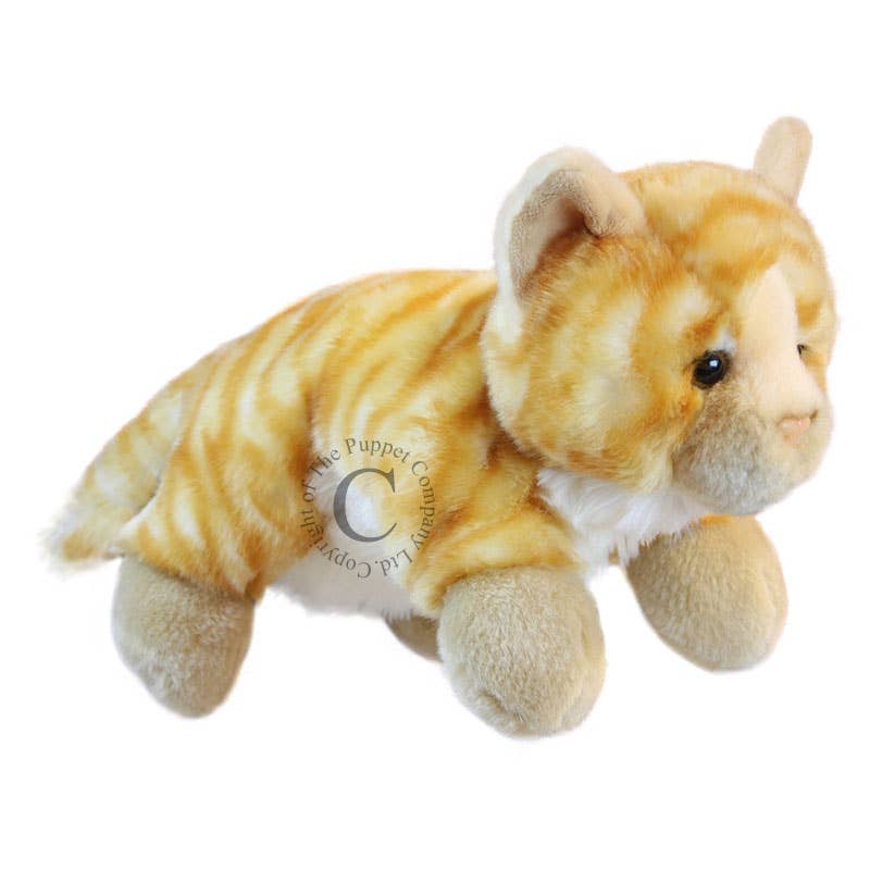 Full-Bodied Animal Hand Puppets - Cat (Ginger)